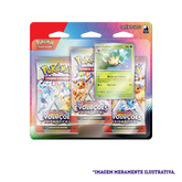 Blister Triplo - Escarlate e Violeta 8.5 Evoluções Prismáticas Leafeon - Pokémon TCG - MoxLand